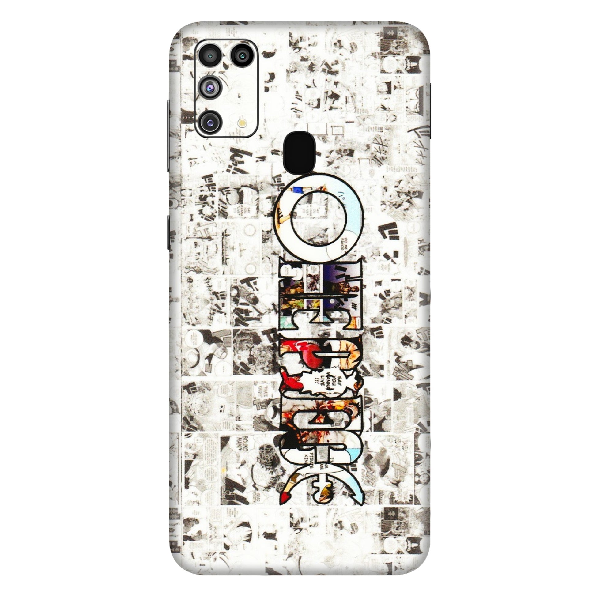 Samsung M/F/Note/Flip and C Phone Skins (All Models) - One Piece Manga - 3D Embossed Finish (L-26) Samsung Galaxy M31