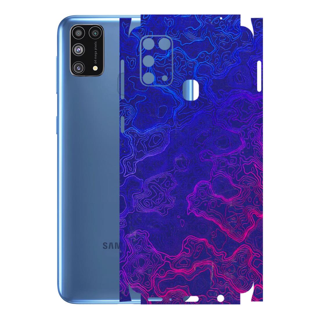 Samsung M/F/Note/Flip and C Phone Skins (All Models) - Purple Ripples Swirl - 3D Embossed Finish (L-314) Samsung Galaxy M31