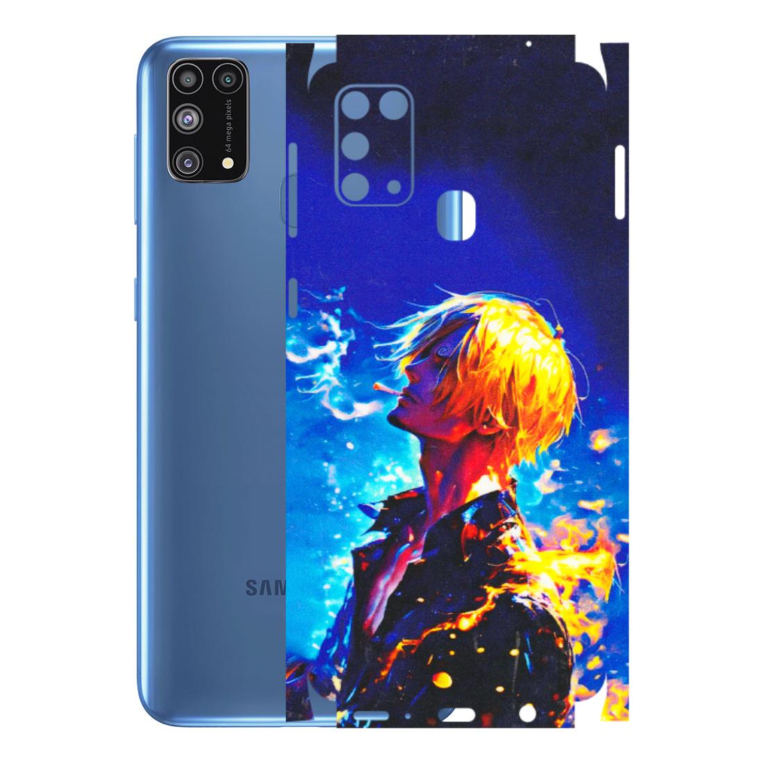 Samsung M/F/Note/Flip and C Phone Skins (All Models) - Sanji Vinsmoke One Piece - 3D Embossed Finish (L-319) Samsung Galaxy M31
