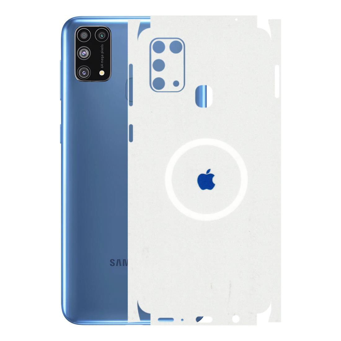 Samsung M/F/Note/Flip and C Phone Skins (All Models) - iPhone Magsafe Logo - 3D Embossed Finish (L-320) Samsung Galaxy M31