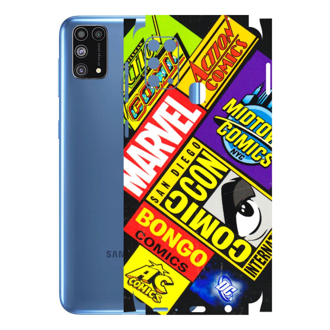 Samsung M/F/Note/Flip and C Phone Skins (All Models) - Bongo Comic Con - 3D Embossed Finish (L-325) Samsung Galaxy M31
