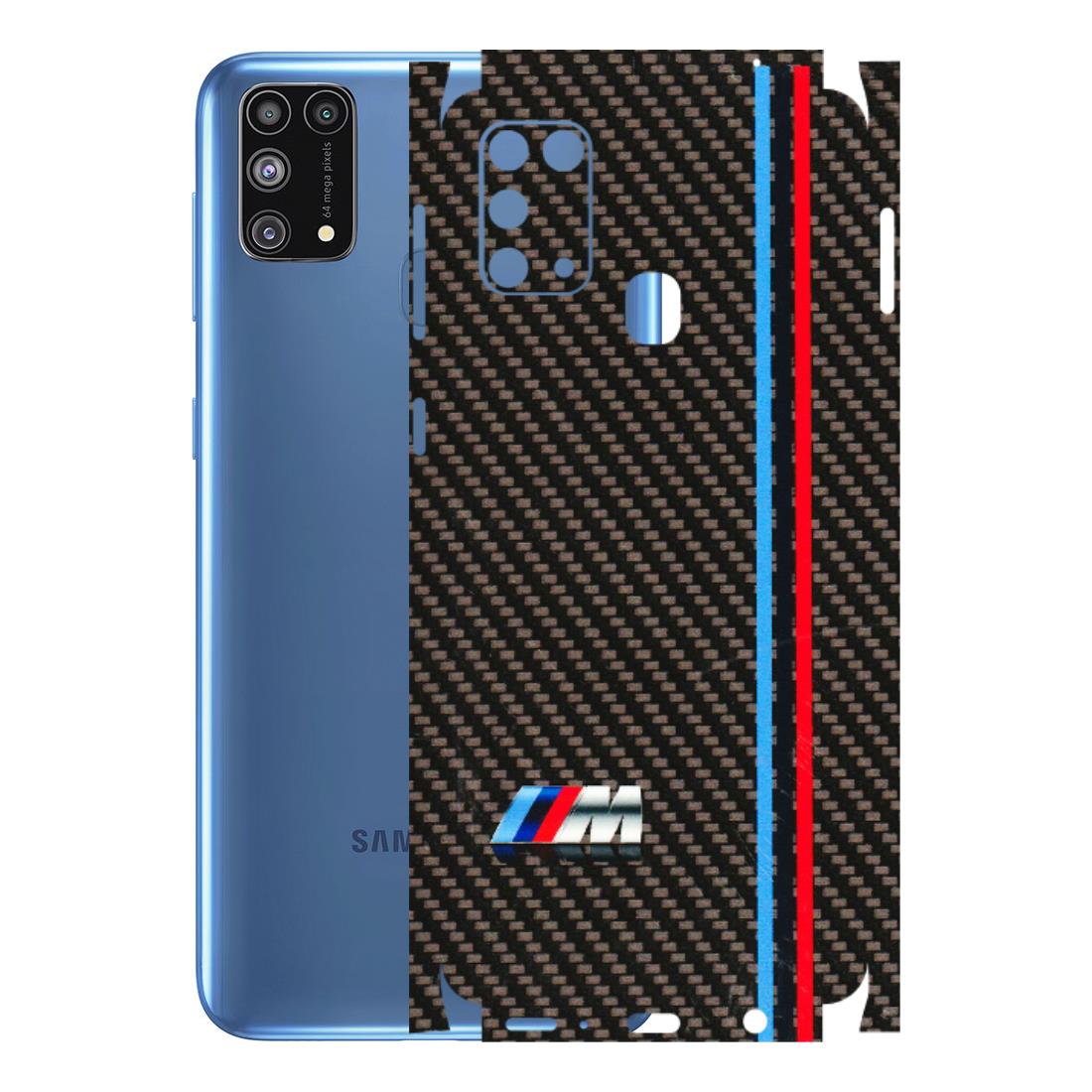 Samsung M/F/Note/Flip and C Phone Skins (All Models) - BM Carbon Fiber Feels - 3D Embossed Finish (L-38) Samsung Galaxy M31