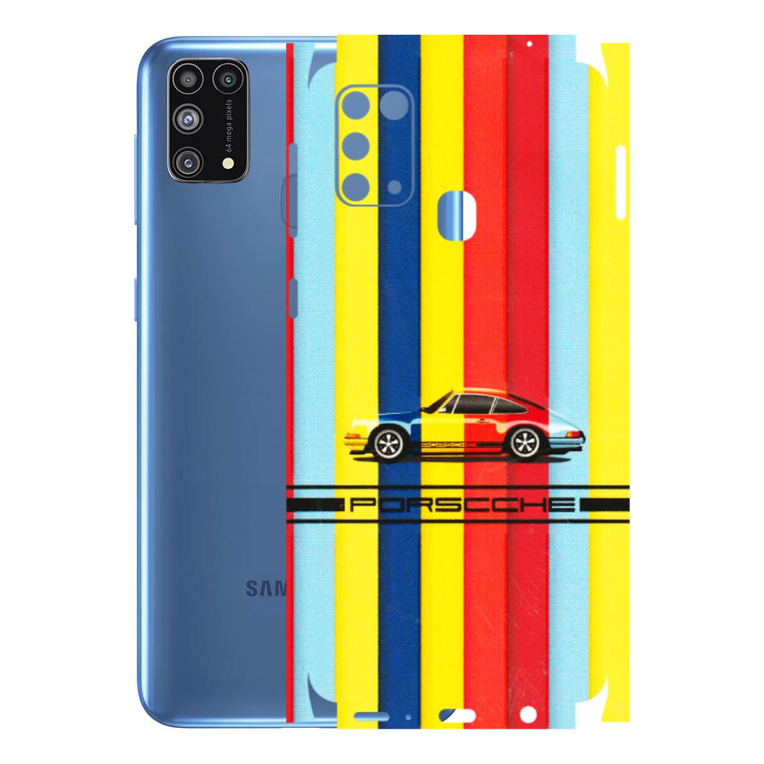 Samsung M/F/Note/Flip and C Phone Skins (All Models) - Multicolour Porche - 3D Embossed Finish (L-39) Samsung Galaxy M31