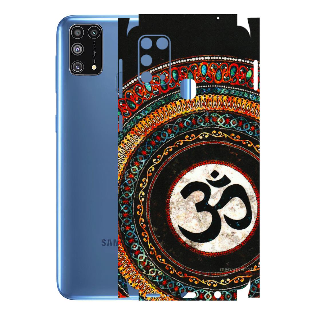 Samsung M/F/Note/Flip and C Phone Skins (All Models) - Aum Chant Abstract - 3D Embossed Finish (L-42) Samsung Galaxy M31