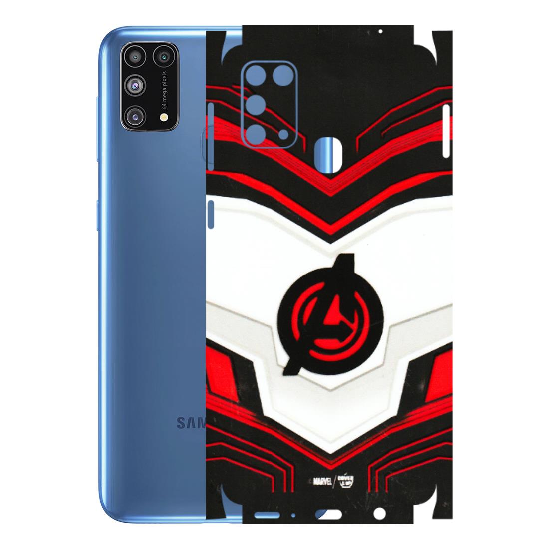 Samsung M/F/Note/Flip and C Phone Skins (All Models) - Avengers Logo - 3D Embossed Finish (L-55) Samsung Galaxy M31