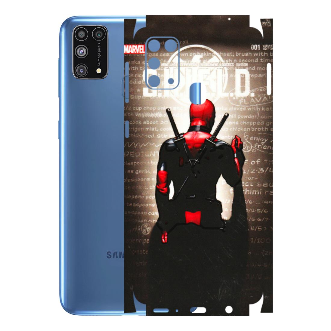 Samsung M/F/Note/Flip and C Phone Skins (All Models) - Deadpool - 3D Embossed Finish (L-56) Samsung Galaxy M31