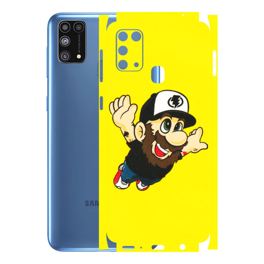 Samsung M/F/Note/Flip and C Phone Skins (All Models) - Flying Beardo - 3D Embossed Finish (L-60) Samsung Galaxy M31