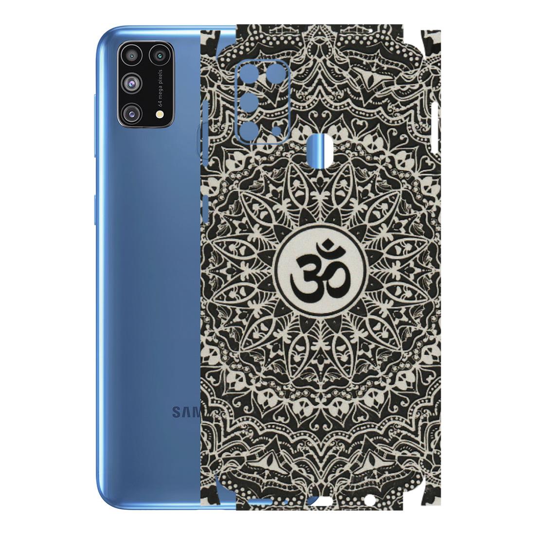 Samsung M/F/Note/Flip and C Phone Skins (All Models) - Aum Elegant Mandala - 3D Embossed Finish (L-62) Samsung Galaxy M31