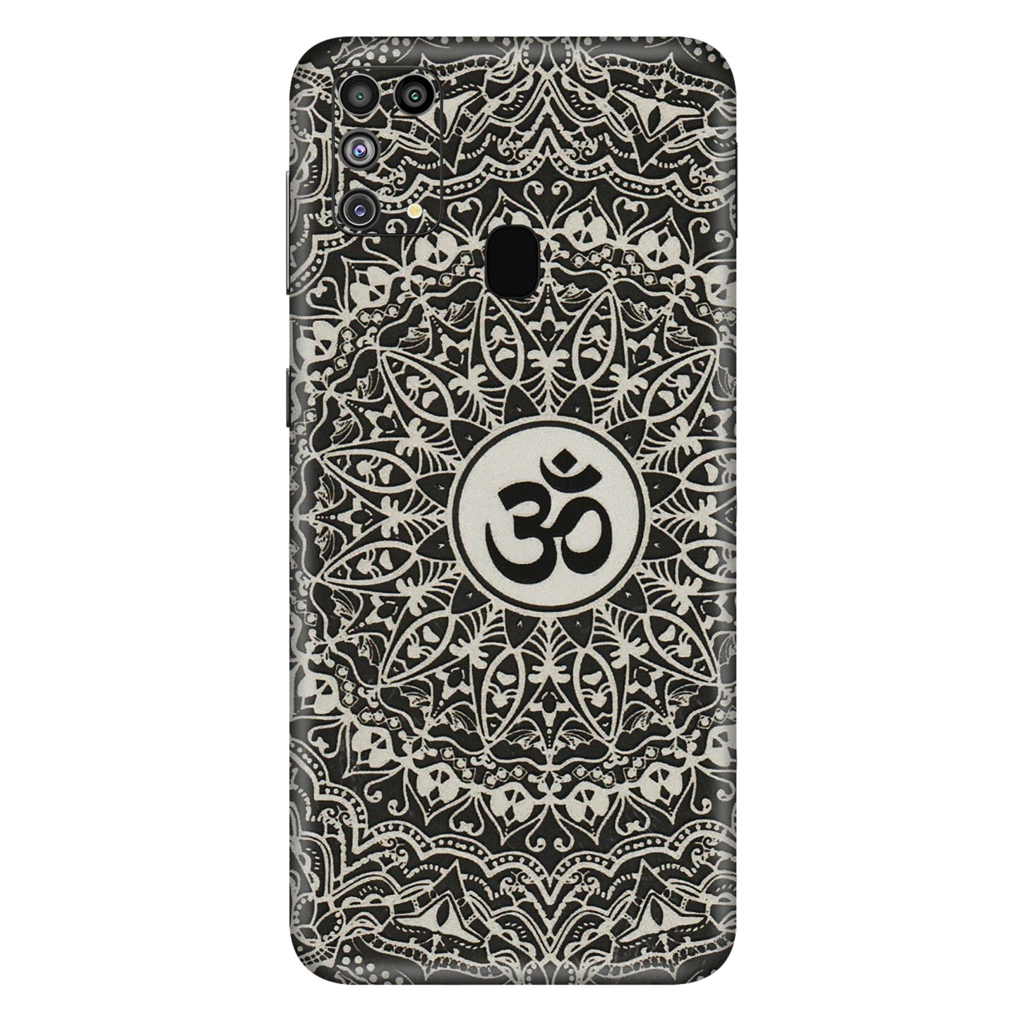 Samsung M/F/Note/Flip and C Phone Skins (All Models) - Aum Elegant Mandala - 3D Embossed Finish (L-62) Samsung Galaxy M31