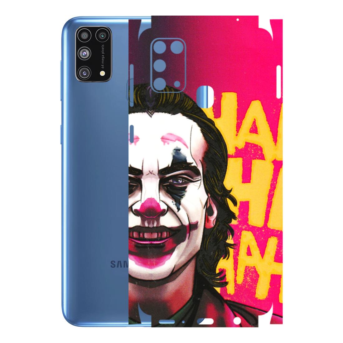Samsung M/F/Note/Flip and C Phone Skins (All Models) - Joker Evil Laugh - 3D Embossed Finish (L-97) Samsung Galaxy M31