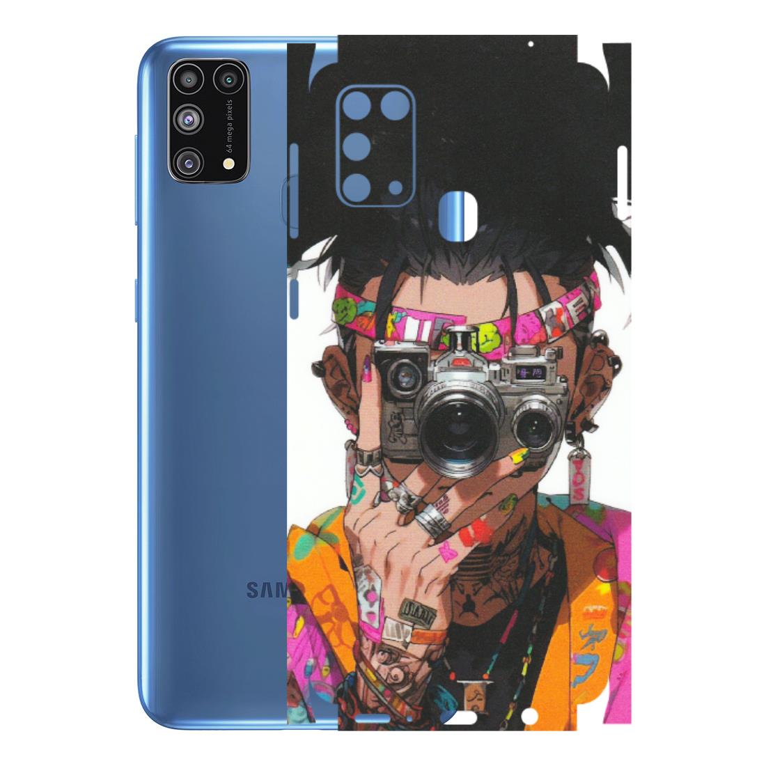 Samsung M/F/Note/Flip and C Phone Skins (All Models) - Camera Lover Girl - Matte Finish (M-09) Samsung Galaxy M31