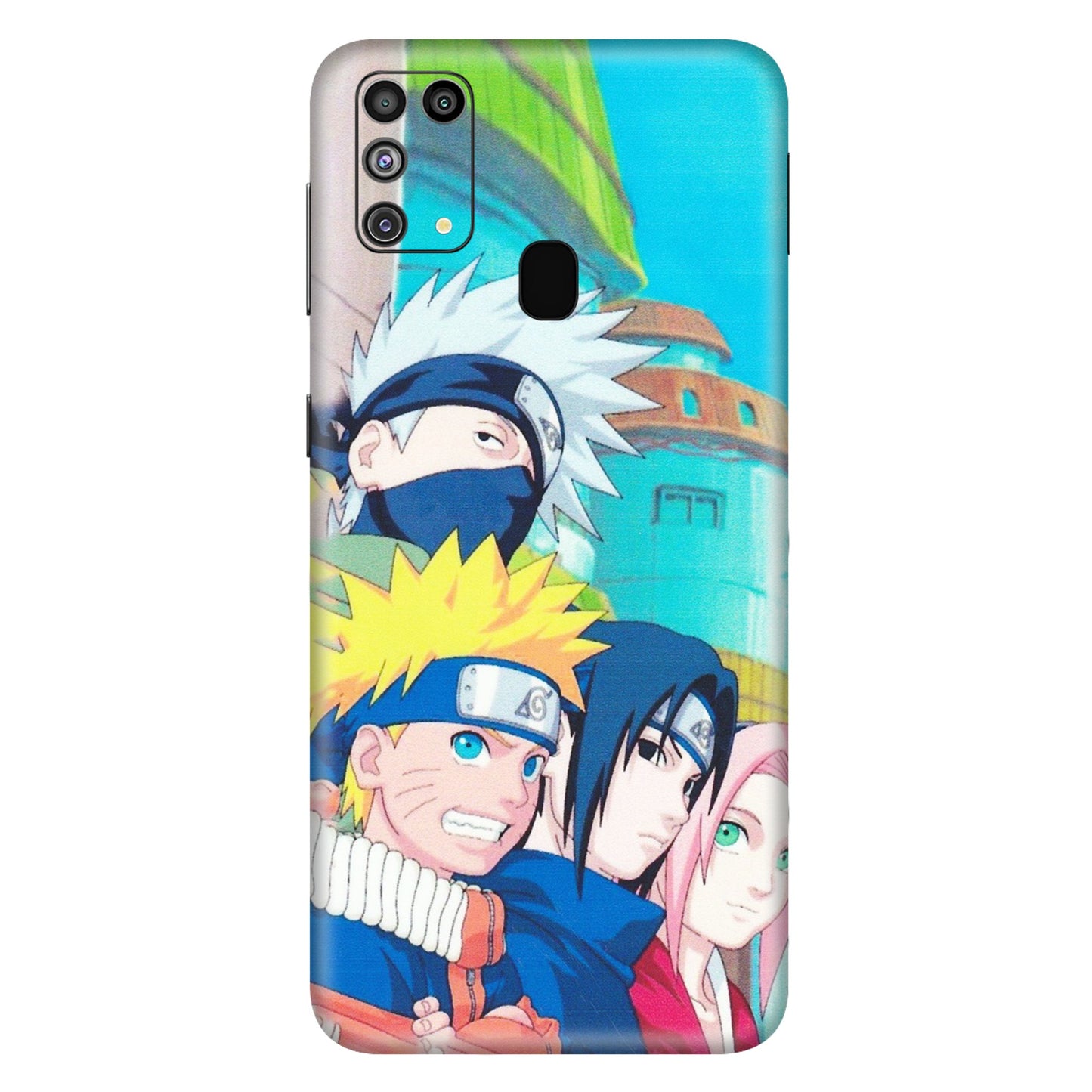 Samsung M/F/Note/Flip and C Phone Skins (All Models) - Team Minato And Kakashi - Matte Finish (M-101) Samsung Galaxy M31