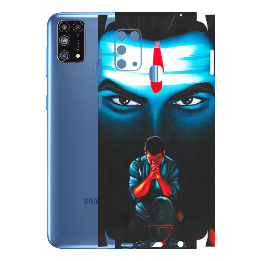 Samsung M/F/Note/Flip and C Phone Skins (All Models) - Mahakal Bhakt - Matte Finish (M-112) Samsung Galaxy M31