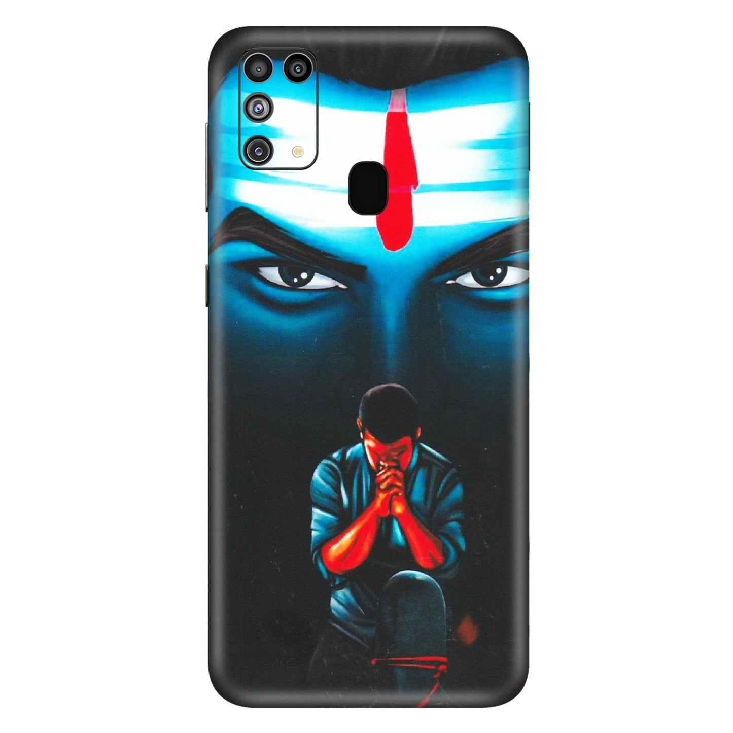 Samsung M/F/Note/Flip and C Phone Skins (All Models) - Mahakal Bhakt - Matte Finish (M-112) Samsung Galaxy M31