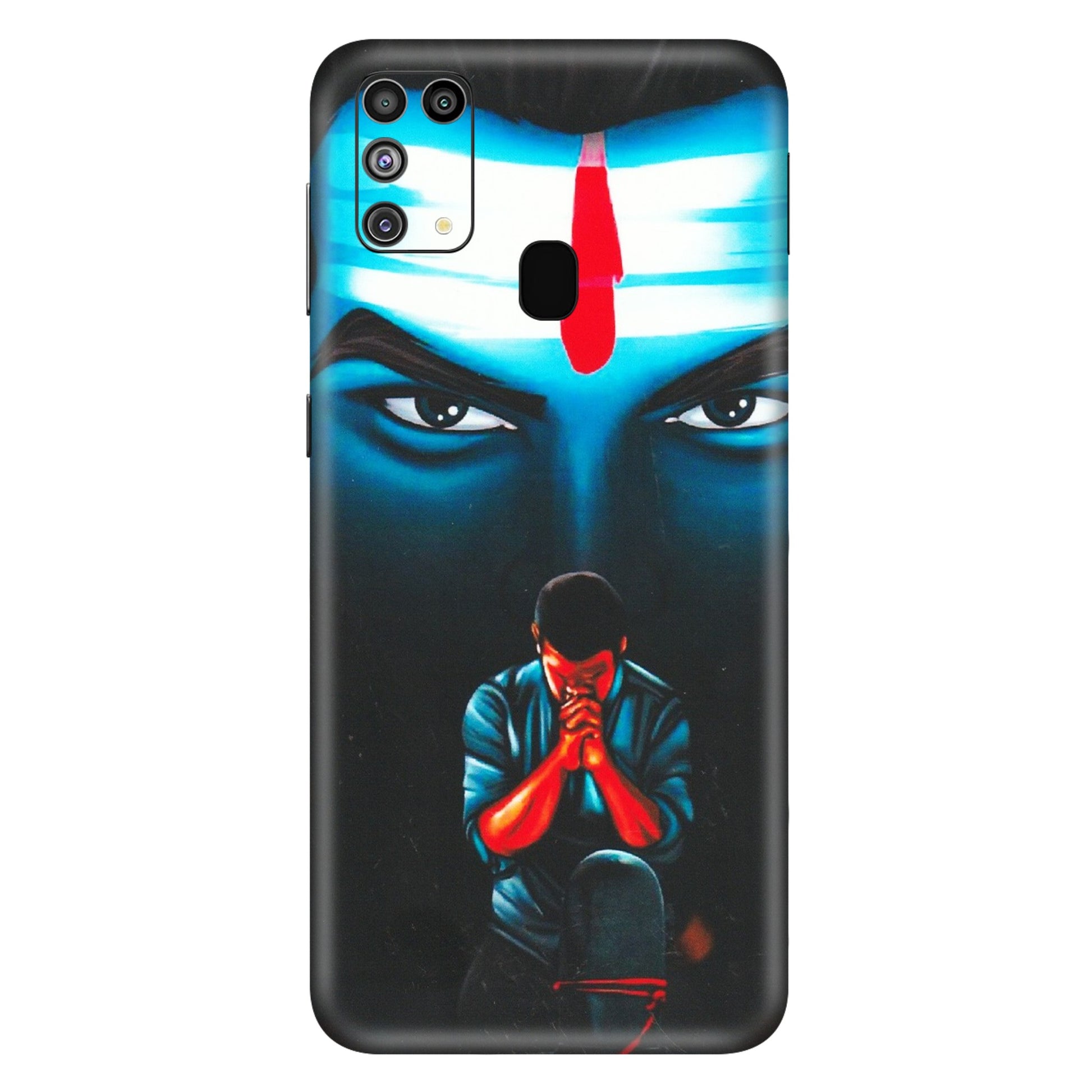 Samsung M/F/Note/Flip and C Phone Skins (All Models) - Mahakal Bhakt - Matte Finish (M-112) Samsung Galaxy M31