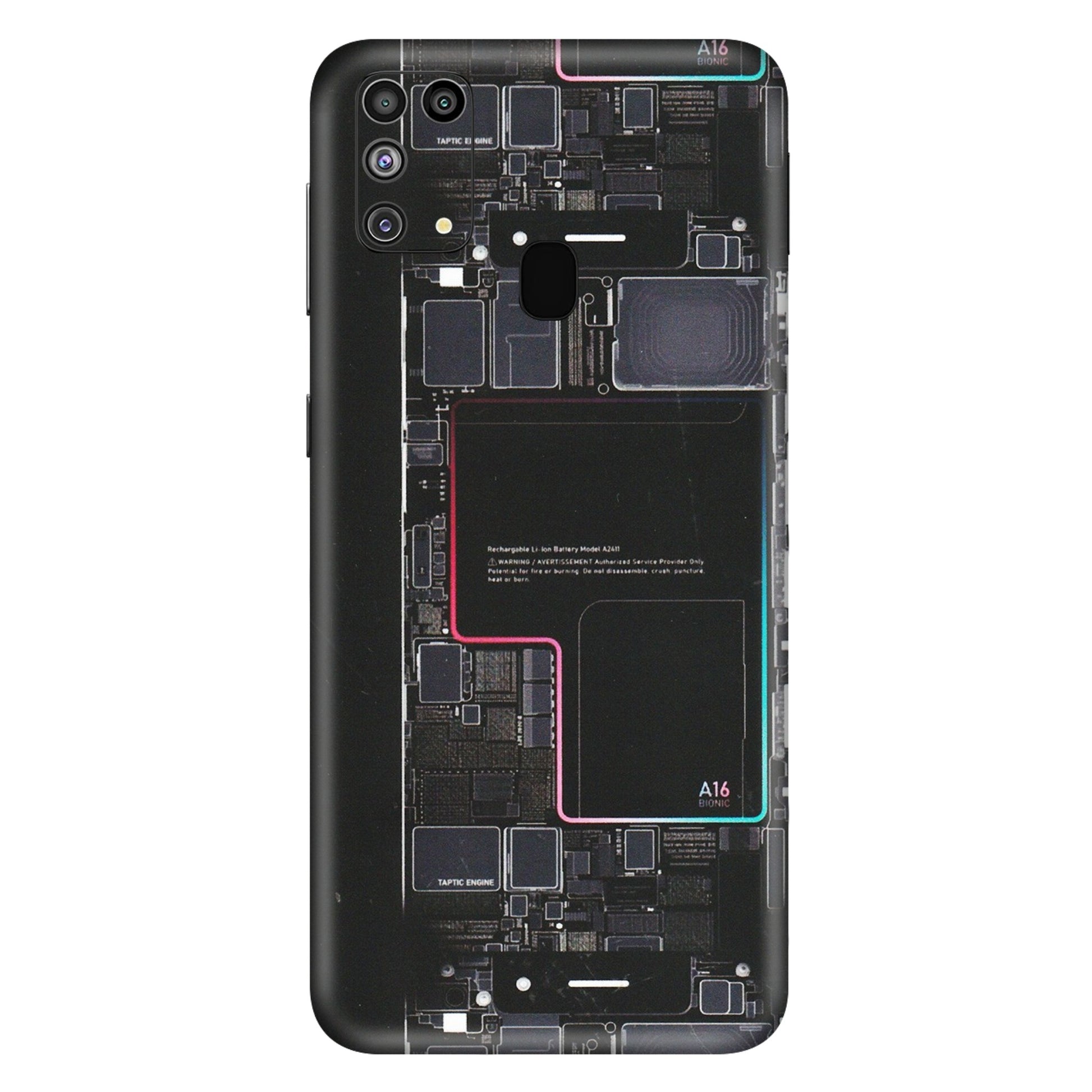 Samsung M/F/Note/Flip and C Phone Skins (All Models) - Motherboard Circuit Layout - Matte Finish (M-117) Samsung Galaxy M31
