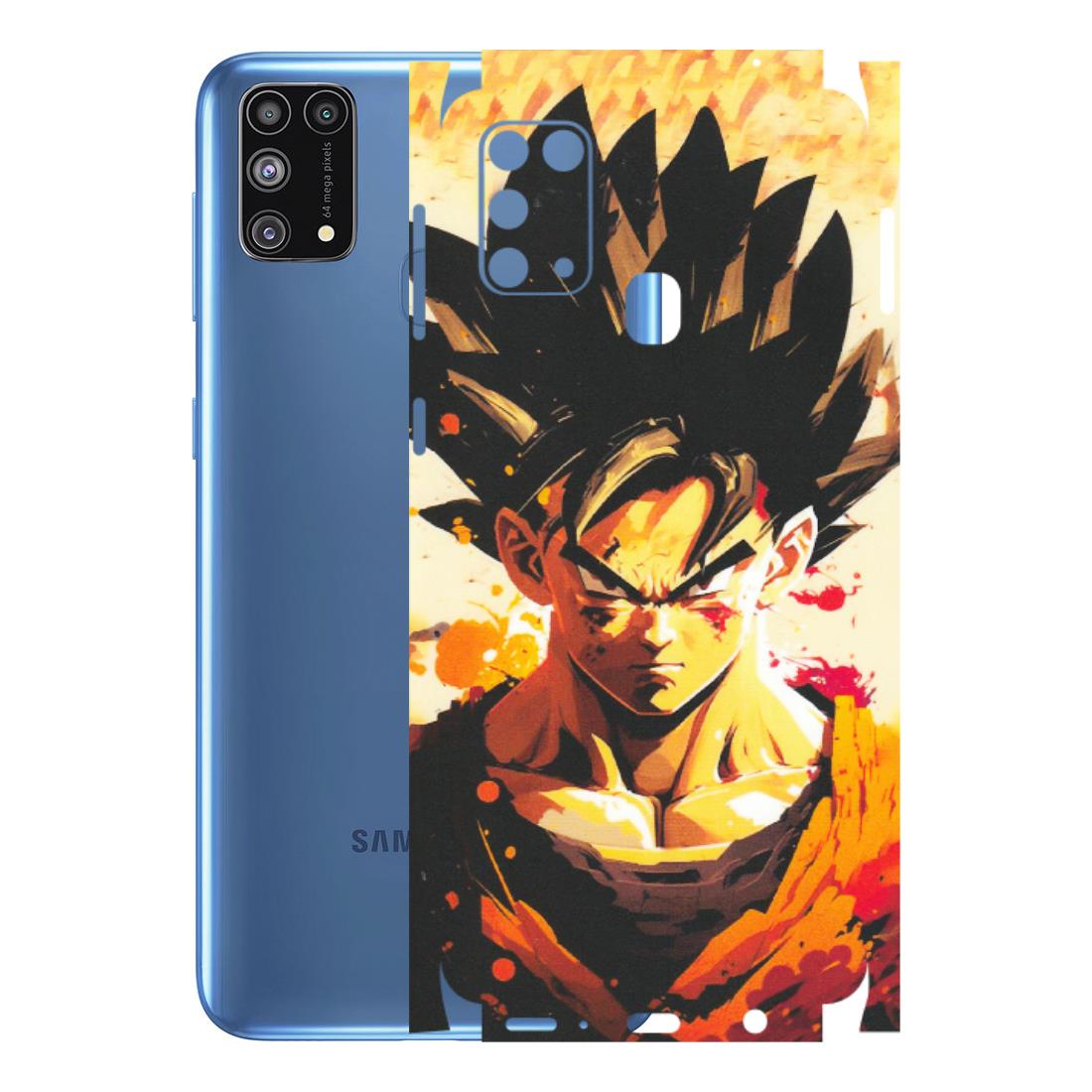 Samsung M/F/Note/Flip and C Phone Skins (All Models) - Angry Goku - Matte Finish (M-12) Samsung Galaxy M31