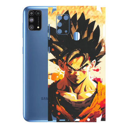 Samsung M/F/Note/Flip and C Phone Skins (All Models) - Angry Goku - Matte Finish (M-12) Samsung Galaxy M31