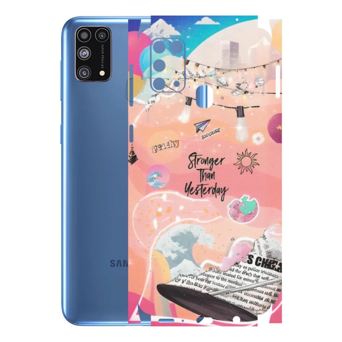 Samsung M/F/Note/Flip and C Phone Skins (All Models) - Stronger Then Yesterday - Matte Finish (M-128) Samsung Galaxy M31