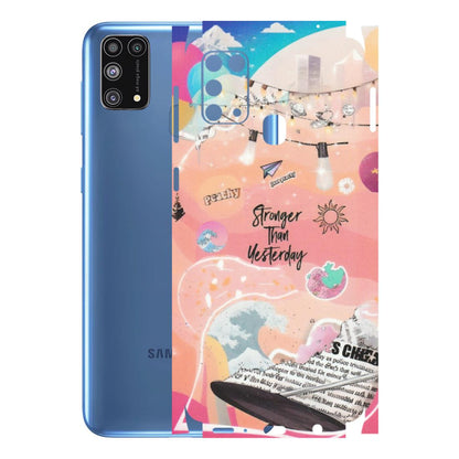 Samsung M/F/Note/Flip and C Phone Skins (All Models) - Stronger Then Yesterday - Matte Finish (M-128) Samsung Galaxy M31