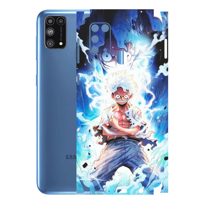 Samsung M/F/Note/Flip and C Phone Skins (All Models) - Blue Thunder Luffy Anime - Matte Finish (M-132) Samsung Galaxy M31