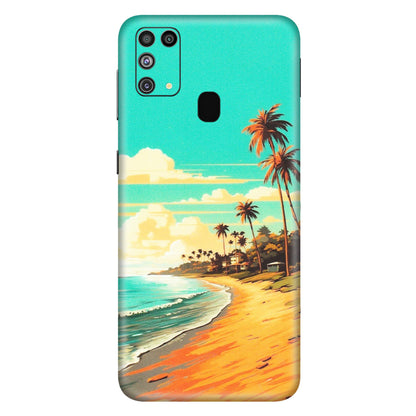 Samsung M/F/Note/Flip and C Phone Skins (All Models) - Miami Beach - Matte Finish (M-136) Samsung Galaxy M31
