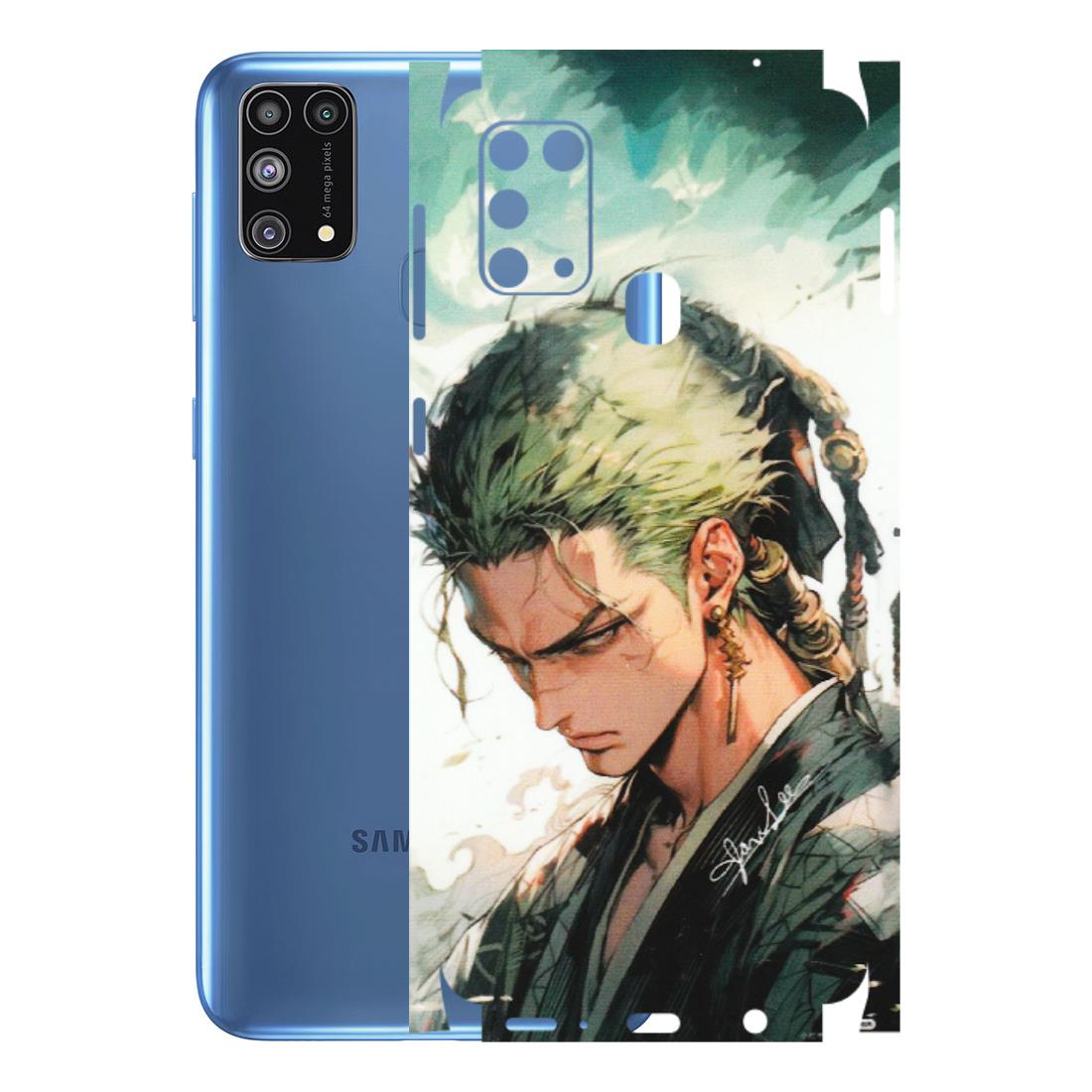 Samsung M/F/Note/Flip and C Phone Skins (All Models) - New Roronoa Zoro One Picece Anime - Matte Finish (M-140) Samsung Galaxy M31