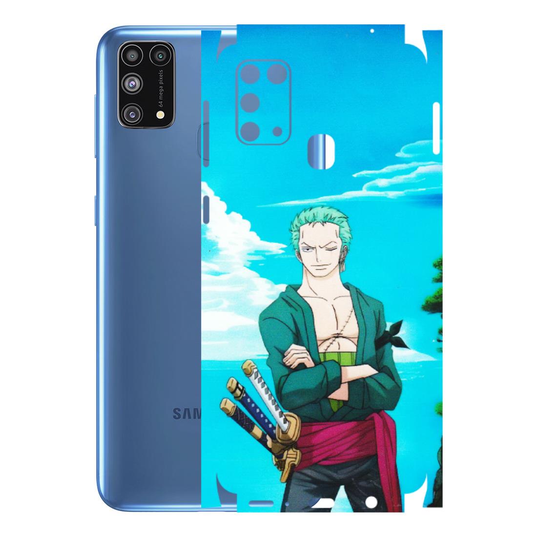 Samsung M/F/Note/Flip and C Phone Skins (All Models) - Cool Swordman Zoro Anime - Matte Finish (M-143) Samsung Galaxy M31
