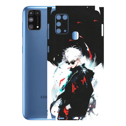 Samsung M/F/Note/Flip and C Phone Skins (All Models) - Gojo Powerful Charater Kaisen Anime - Matte Finish (M-144) Samsung Galaxy M31