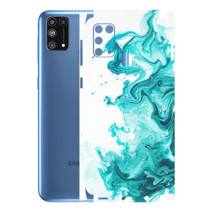 Samsung M/F/Note/Flip and C Phone Skins (All Models) - Sky Blue Abstract Colour - Matte Finish (M-146) Samsung Galaxy M31