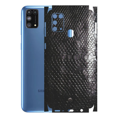 Samsung M/F/Note/Flip and C Phone Skins (All Models) - Black Snack Leather - Matte Finish (M-147) Samsung Galaxy M31