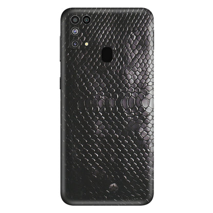 Samsung M/F/Note/Flip and C Phone Skins (All Models) - Black Snack Leather - Matte Finish (M-147) Samsung Galaxy M31
