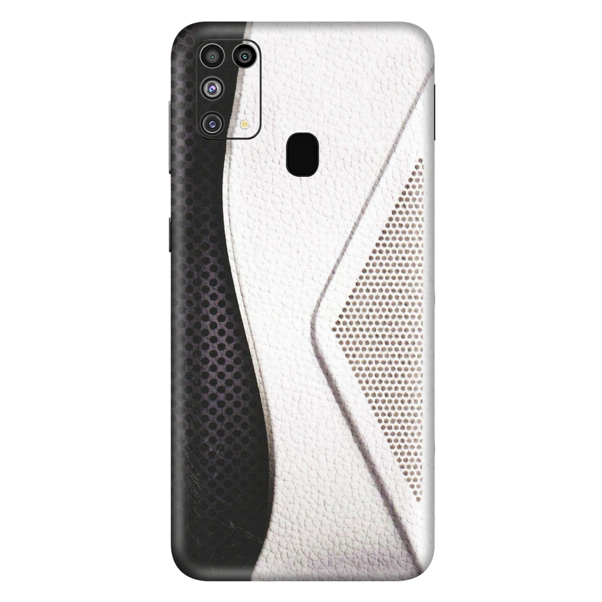 Samsung M/F/Note/Flip and C Phone Skins (All Models) - Black And White Iconic Convoy - Matte Finish (M-149) Samsung Galaxy M31