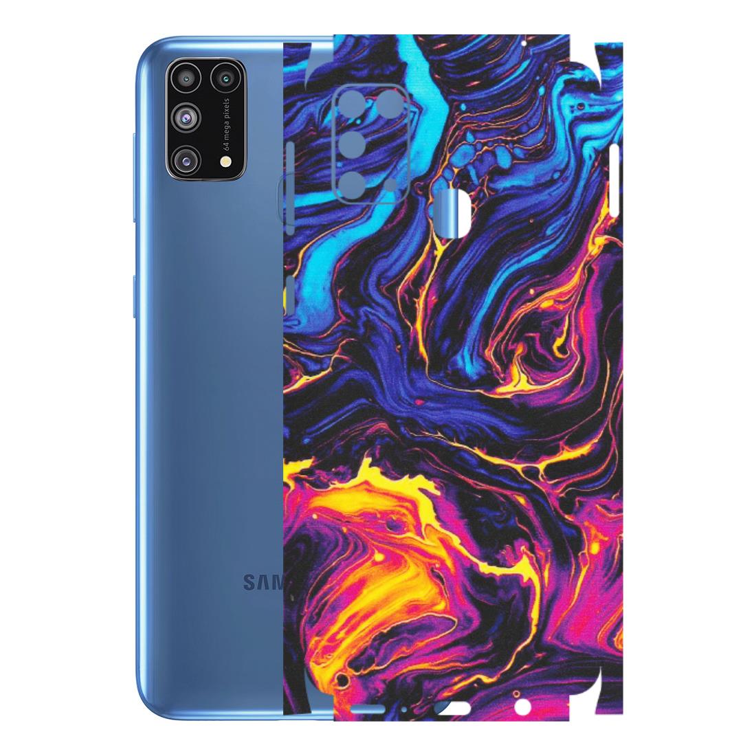 Samsung M/F/Note/Flip and C Phone Skins (All Models) - Abstract Paint Classy - Matte Finish (M-15) Samsung Galaxy M31