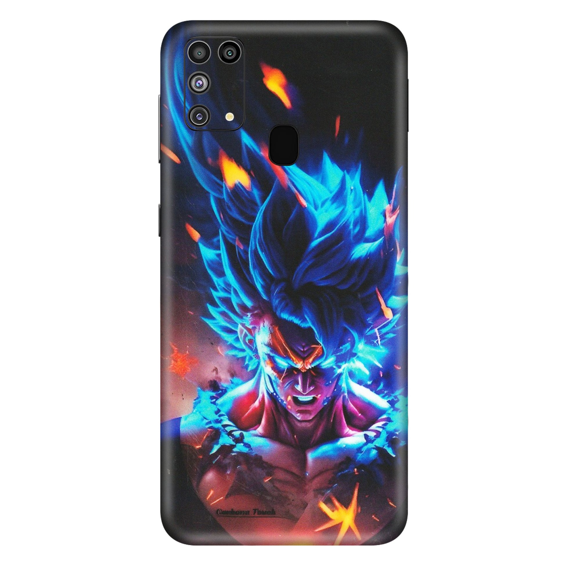 Samsung M/F/Note/Flip and C Phone Skins (All Models) - Angry Goku Dragon Ball Anime - Matte Finish (M-150) Samsung Galaxy M31