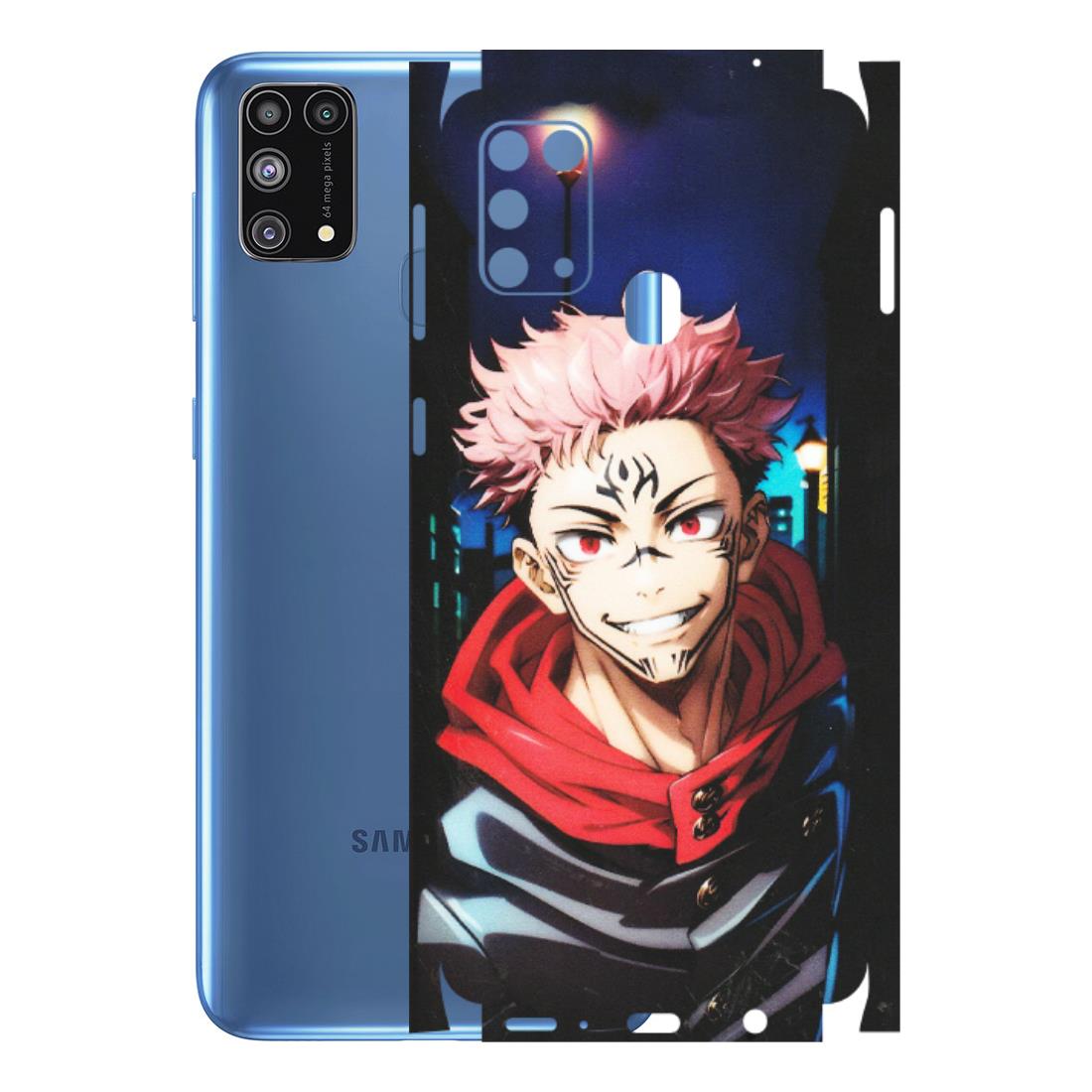 Samsung M/F/Note/Flip and C Phone Skins (All Models) - Yuji Itadori Funny Face Anime - Matte Finish (M-152) Samsung Galaxy M31