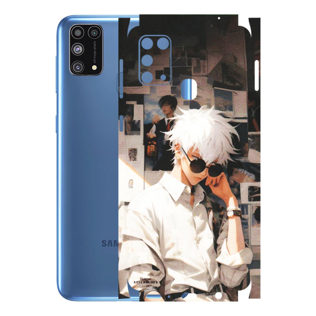 Samsung M/F/Note/Flip and C Phone Skins (All Models) - Gojo Satoru Jujustu Kaisen Anime - Matte Finish (M-156) Samsung Galaxy M31
