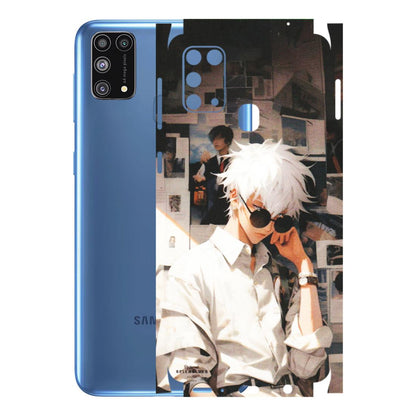 Samsung M/F/Note/Flip and C Phone Skins (All Models) - Gojo Satoru Jujustu Kaisen Anime - Matte Finish (M-156) Samsung Galaxy M31