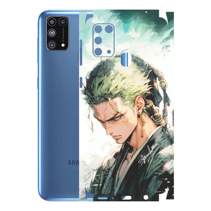 Samsung M/F/Note/Flip and C Phone Skins (All Models) - Pirate Hunter One Piece Anime - Matte Finish (M-157) Samsung Galaxy M31