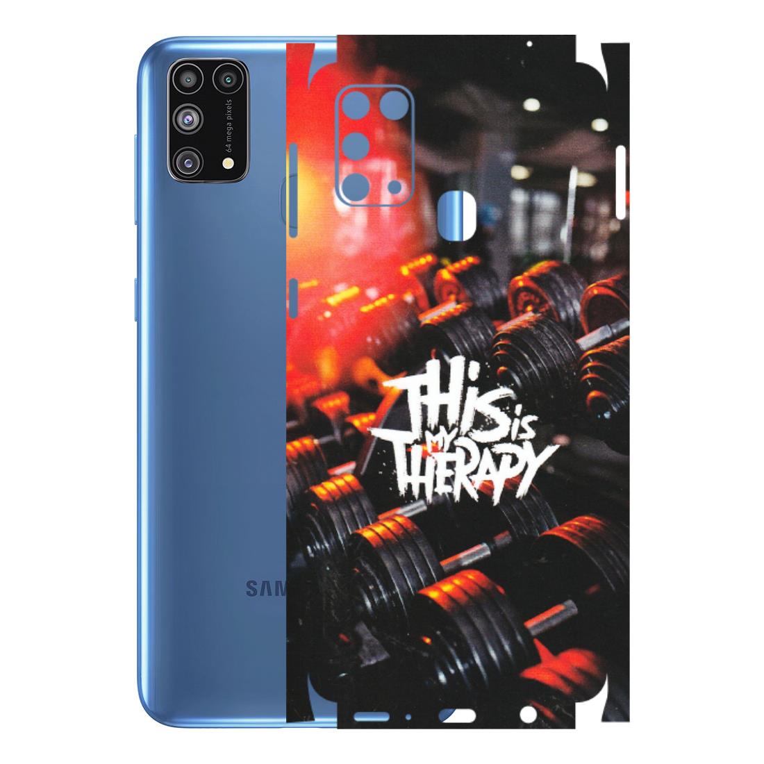 Samsung M/F/Note/Flip and C Phone Skins (All Models) - GYM Lover Therapy - Matte Finish (M-160) Samsung Galaxy M31