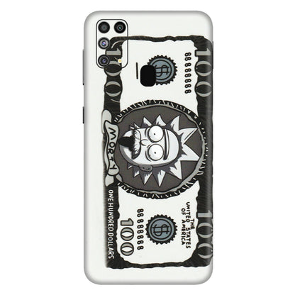 Samsung M/F/Note/Flip and C Phone Skins (All Models) - Rick And Morty Hundred Dollar Anime - Matte Finish (M-161) Samsung Galaxy M31