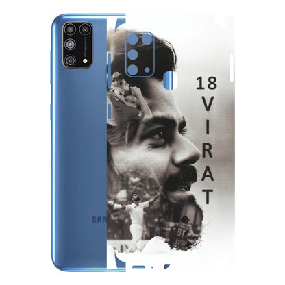 Samsung M/F/Note/Flip and C Phone Skins (All Models) - Virat Kohli Cricketer - Matte Finish (M-163) Samsung Galaxy M31