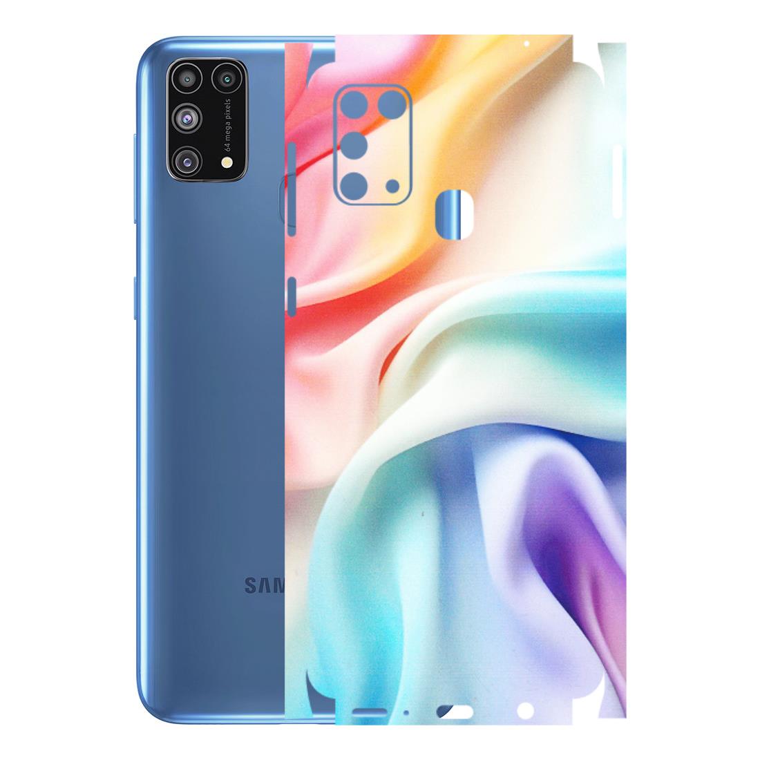 Samsung M/F/Note/Flip and C Phone Skins (All Models) - Colourful Silk Cloth - Matte Finish (M-165) Samsung Galaxy M31