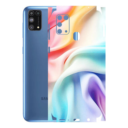 Samsung M/F/Note/Flip and C Phone Skins (All Models) - Colourful Silk Cloth - Matte Finish (M-165) Samsung Galaxy M31