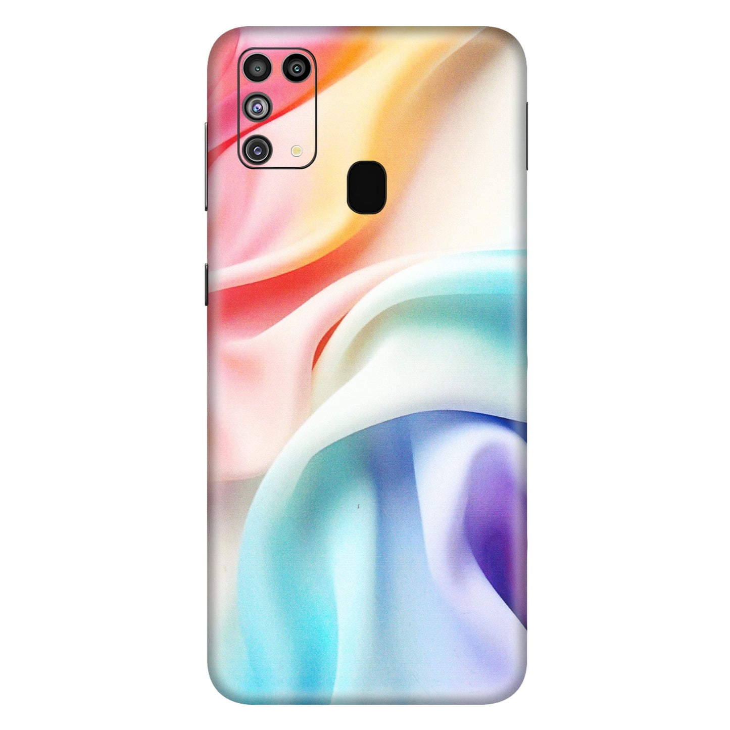 Samsung M/F/Note/Flip and C Phone Skins (All Models) - Colourful Silk Cloth - Matte Finish (M-165) Samsung Galaxy M31