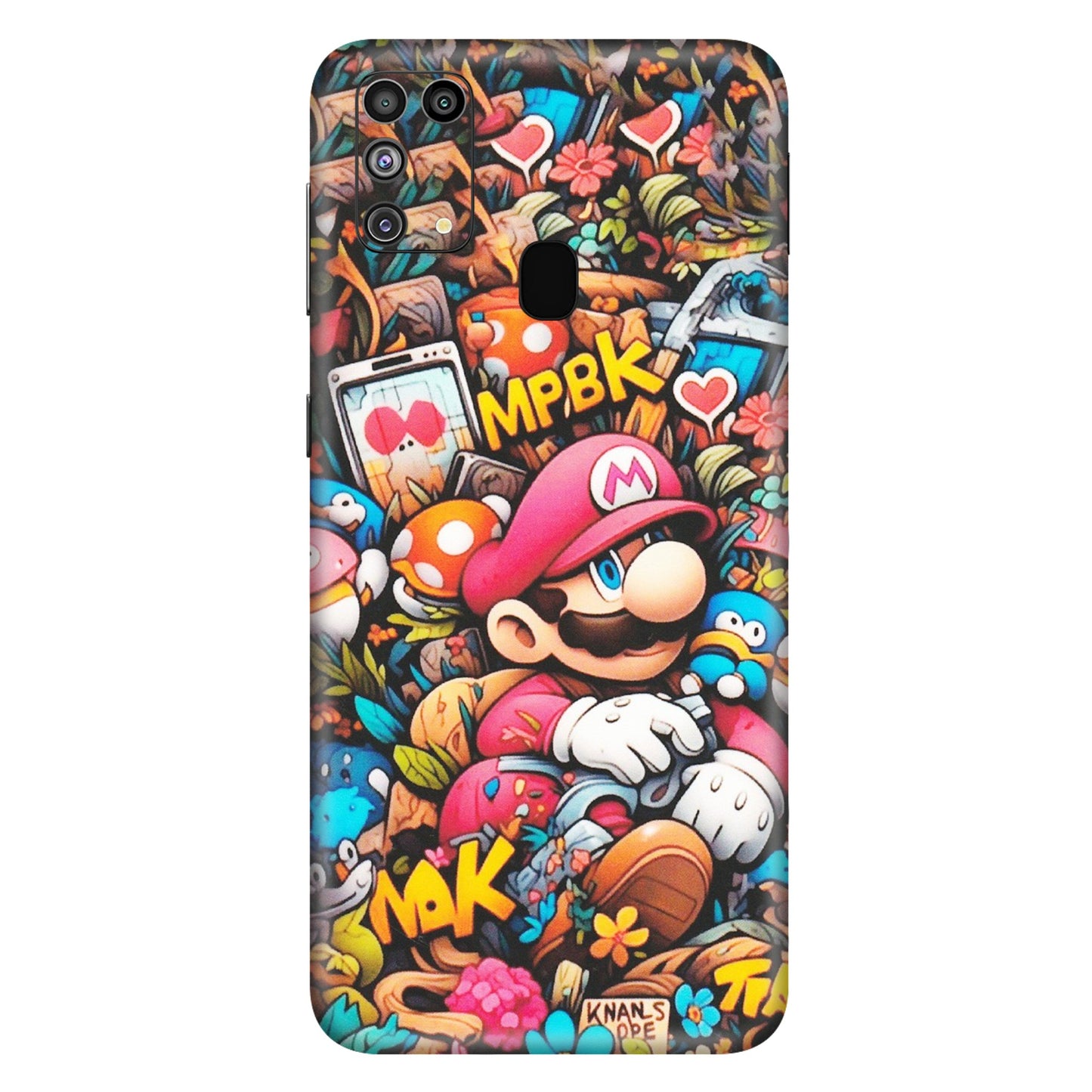 Samsung M/F/Note/Flip and C Phone Skins (All Models) - Super Mario Bros Artistic - Matte Finish (M-173) Samsung Galaxy M31