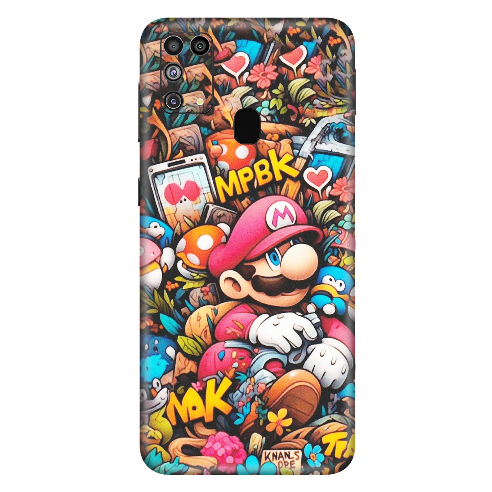 Samsung M/F/Note/Flip and C Phone Skins (All Models) - Super Mario Bros Artistic - Matte Finish (M-173) Samsung Galaxy M31