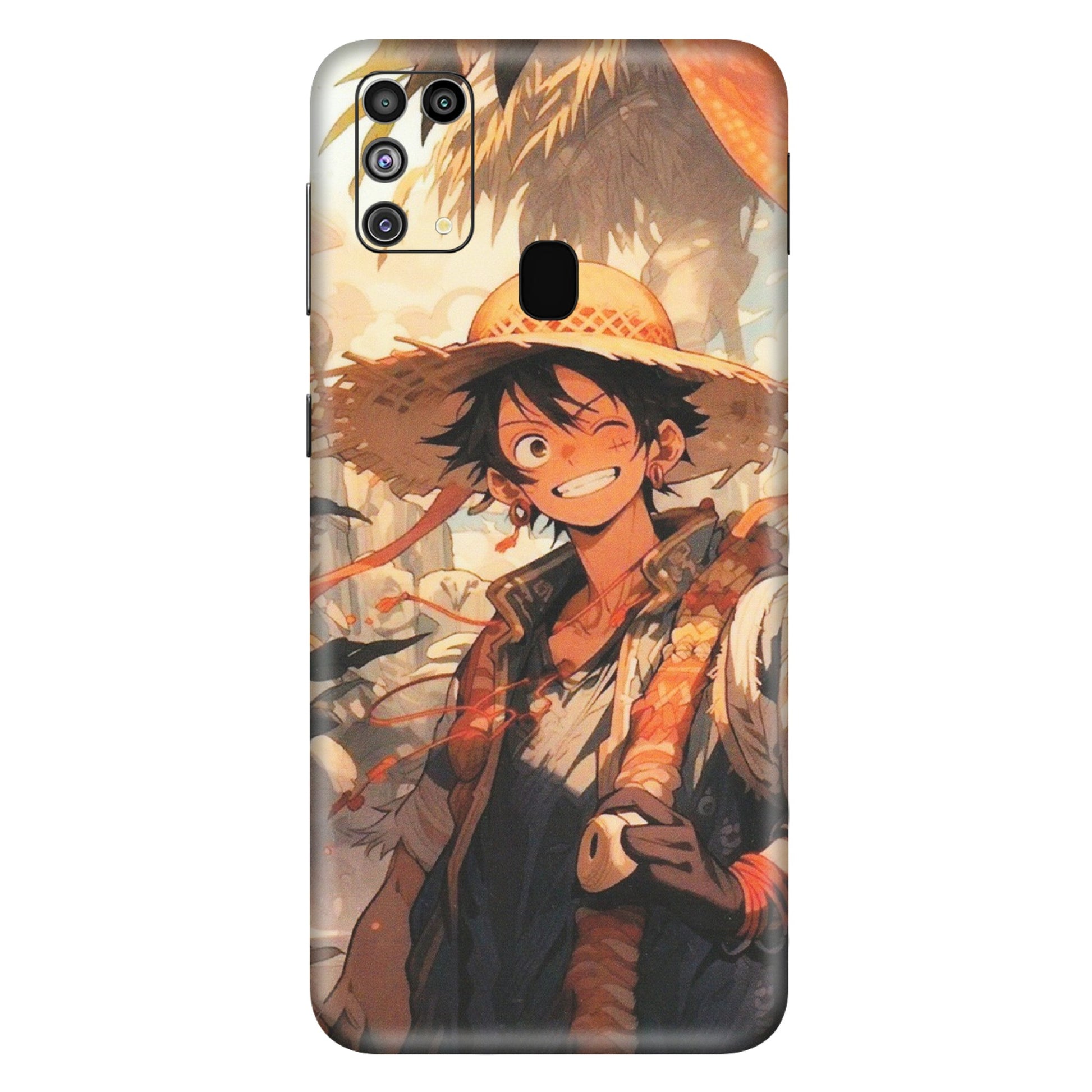 Samsung M/F/Note/Flip and C Phone Skins (All Models) - Anime Character Smile - Matte Finish (M-33) Samsung Galaxy M31