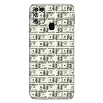 Samsung M/F/Note/Flip and C Phone Skins (All Models) - I Love Dollars - Matte Finish (M-40) Samsung Galaxy M31