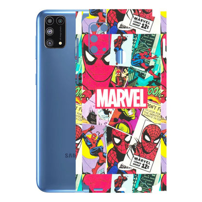 Samsung M/F/Note/Flip and C Phone Skins (All Models) - Marvel Comic Spiderman Grafitti - Matte Finish (M-72) Samsung Galaxy M31